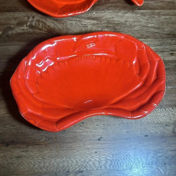 💥Williams Sonoma Home Dining Kitchen Lobster Dish Spoon Rest Bundle (2 pc) - Picture 2 of 7